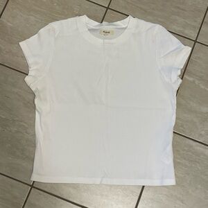 Madewell Supima Rib Tee White
